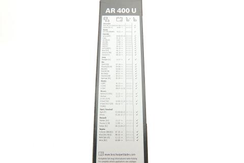 Щітка склоочисника (400мм) MB Vito (W639)/Opel combo/VW Golf II/III 70- (Aerotwin) Щітка склоочисника (400мм) MB Vito (W639)/Opel combo/VW Golf II/III 70- (Aerotwin)