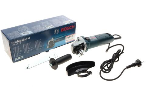 Шліфмашина кутова GWS 670 (670 Вт, 0-12000 об/хв, Ø125 мм)