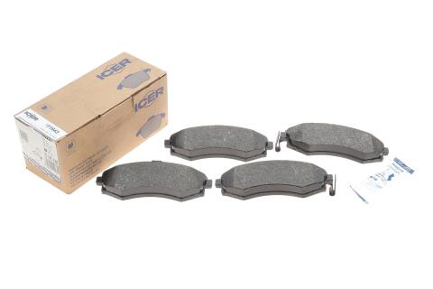 Колодки гальмівні (передні) Hyundai Elantra 00-06/Matrix 01-10/Kia Cerato 06-09