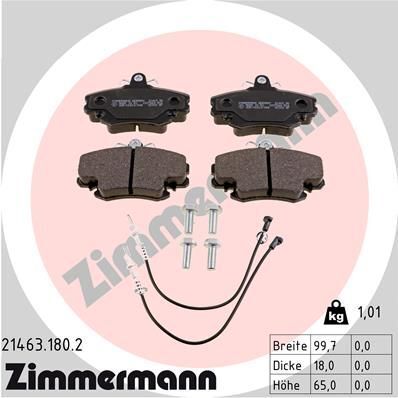 Тормозные колодки (передние) Renault Megane I 96-03 (Lucas - Girling)/(с датчиками)