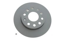 Диск гальмівний (задній) Audi A3/Skoda Octavia/VW Caddy/Golf/Touran 03-15 (256х12) (з покр) (повний)