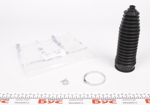Пильовик рульової рейки FORD Fiesta 09-17, B-MAX 12-17, EcoSport 13-; FIAT Linea 07-18, Fiorino 07-, Punto 09-18, 500L 12-22, Grande Punto 05-10, Qubo 08-19; PEUGEOT Bipper 08-17; CITROEN Nemo 08-17; OPEL Corsa D 06-15, Corsa E 14-14, Adam 13-19; ALFA ROMEO MiTo 08-18