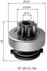 Бендикс стартера Fiat Doblo 1.9JTD 00-06 (AMB0354)