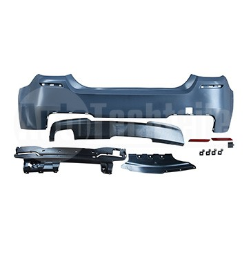 Бампер (задній) BMW 5 (F10) 09-16 (M-Technic) (з отвором PDC/1 сторонній вихлоп)) Бампер (задній) BMW 5 (F10) 09-16 (M-Technic) (з отвором PDC/1 сторонній вихлоп))