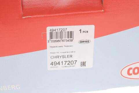 Подушка амортизатора (переднего) + подшипник Chrysler Grand Voyager 2.4-3.8 95-