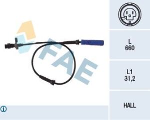 Датчик ABS (передний) BMW 5 (E39) 2.0i-4.0i 95-04