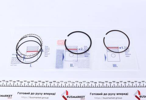 Кільця поршневі Daewoo Nexia 1.5 16V 95-97 (d=77mm) (+0,50) (1.5-1.5-3) (на 1 поршень) = 8935482500