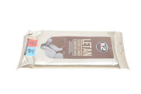 Серветки для очищення шкіряної оббивки Letan Leather Cleaner & Conditionner Wipes (24шт) Серветки для очищення шкіряної оббивки Letan Leather Cleaner & Conditionner Wipes (24шт)