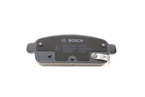 Колодки гальмівні (задні) Opel Astra J 1.4 Turbo 12- (з прижимною пластиною)