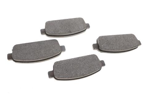 Колодки гальмівні (задні) Opel Astra J 1.4 Turbo 12- (з прижимною пластиною)