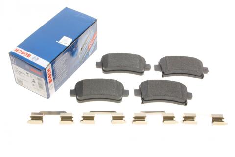 Колодки гальмівні (задні) Opel Insignia 08- (з прижимною пластиною)