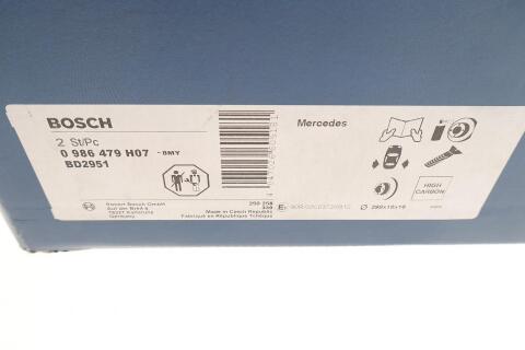 Диск тормозной (задний) MB Sprinter 18-(298x18) (с покрытием) (полный) Диск тормозной (задний) MB Sprinter 18-(298x18) (с покрытием) (полный)