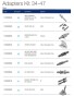 Набор адаптеров №34-47 для станции ATX по замене масла в АКПП (14 шт.), фото 2 - интернет-магазин Auto-Mechanic