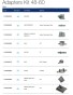 Набор адаптеров №48-60 для станции ATX по замене масла в АКПП (13 шт.), фото 2 - интернет-магазин Auto-Mechanic