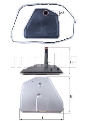 Фильтр АКПП Audi A4/A6 2.7-4.2 04-11/VW Phaeton 3.0-4.2 03-16 (с прокладкой/13 отверстий)