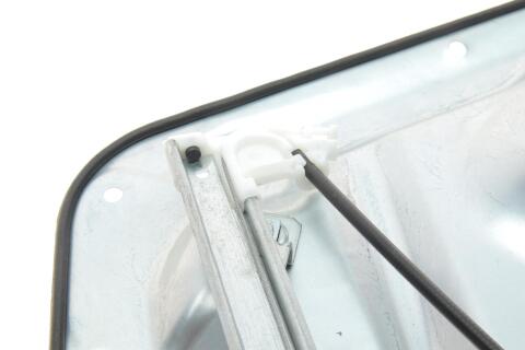 Склопідіймач (передній) VW Tiguan 08-18 (L) (електро) (без моторчика) (з пластиною)