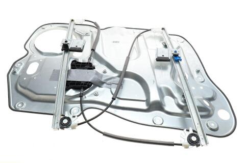 Склопідіймач (передній) VW Touran 03-15 (R) (електро) (без моторчика) (з пластиною)