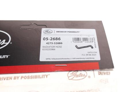 Патрубок радіатора (верхній) Renault Megane II/Scenic II 1.4-1.6 02-