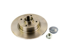 Диск гальмівний (задній) Renault Megane II 03- (240х8) (+ABS) (з підшипником)