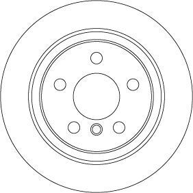 Диск тормозной (задний) BMW 2 (F44-46)/X1 (F48) /i3 Hybrid 13-(280x10)