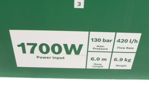 Мийка високого тиску UniversalAquatak 130 (130 Бар/420 л/ч/1700W) Мийка високого тиску UniversalAquatak 130 (130 Бар/420 л/ч/1700W)