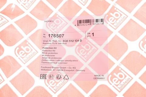 Пыльник + отбойник амортизатора (заднего) Seat Ibiza III/IV 02-15 (к-кт 2шт)
