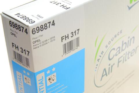 Фільтр салону Opel Astra F/G/H 96- Фільтр салону Opel Astra F/G/H 96-