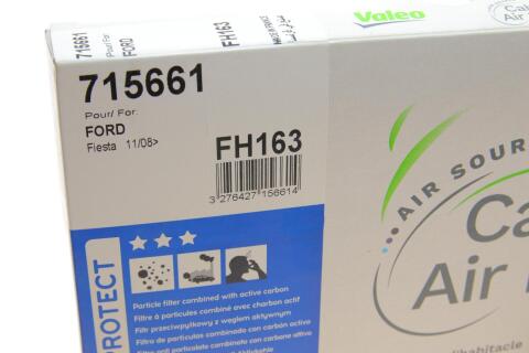 Фільтр салону Ford Fiesta 1.0-1.6TDCI 08- (вугільний) Фільтр салону Ford Fiesta 1.0-1.6TDCI 08- (вугільний)