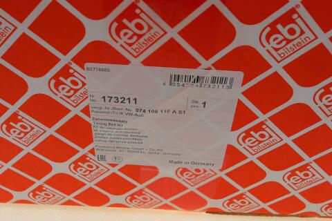 Комплект ГРМ + помпа VW T4 2.4D 90-03 57kw