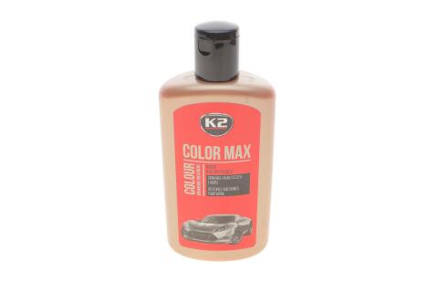 Поліроль для кузова з воском Color Max Red (250ml) (відтіняючий червоний)
