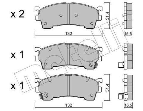 Колодки тормозные (передние) Mazda 626 IV/V 91-02/MX-6 92-97/Ford USA Probe 93-98