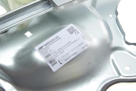 Склопідіймач (передній) VW Polo 01-12 (L) (електро) (без моторчика)(з пластиною)