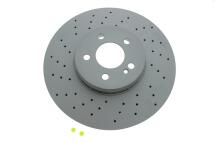 Диск тормозной (передний) MB C-class (W205)/E-class (W213) 15-(342x32) (с покрытием) (вентил.)