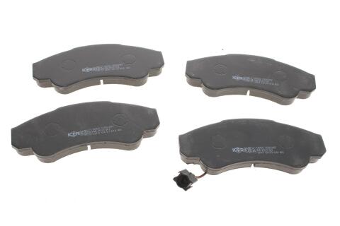 Колодки тормозные (передние) Citroen Jumper 99-06/Fiat Ducato 00-/Peugeot Boxer 97-09 (+датчик)