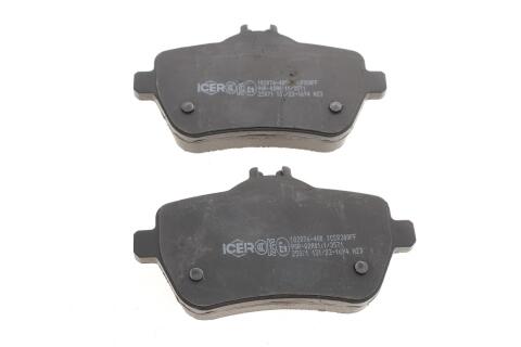 Колодки тормозные (задние) MB SL-class (R231) 11-