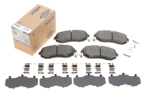 Колодки гальмівні (передні) Toyota GT 86 12-/Subaru Forester/Impreza/Legace V/Outback/XV 07-