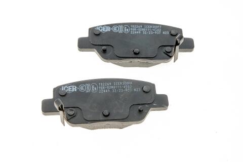 Колодки гальмівні (задні) Fiat Tipo/Egea 15-