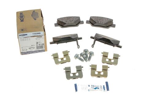 Колодки гальмівні (задні) Fiat Tipo/Egea 15-