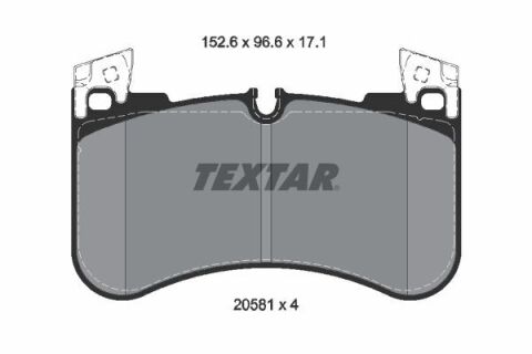 Колодки тормозные (передние) Land Rover Defender 19-/Discovery 16-/Range Rover 12- 4x4 (Brembo) Q+