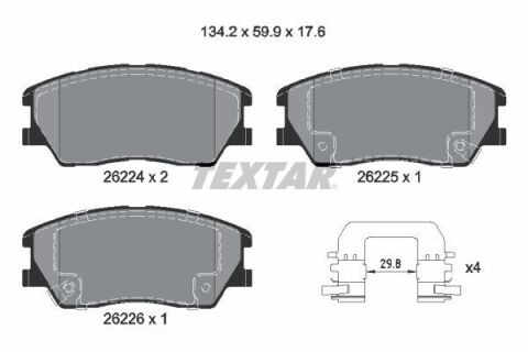 Колодки тормозные (передние) Kia Soul 1.6/2.0 19- (+датчик) Q+