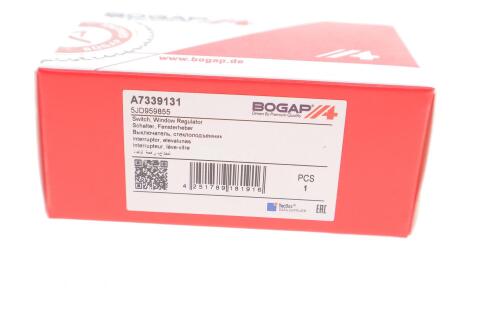 Кнопка склопідйомника (R) Skoda Fabia II/Superb II 06-15 Кнопка склопідйомника (R) Skoda Fabia II/Superb II 06-15