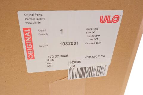 Фонарь задний MB E-class (W211) 02-08 (L) Classic/Elegance