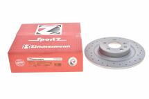 Диск тормозной (задний) Volvo S60 III/S90 II/V60 II/XC90 II 16-(302x43)