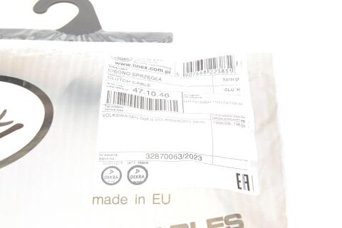 Трос зчеплення VW Golf/Jetta 91-99 (1050/700 мм) Трос зчеплення VW Golf/Jetta 91-99 (1050/700 мм)