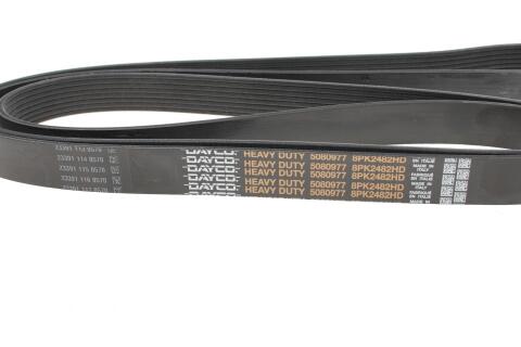 Ремень генератора VW LT 28-35 2.5 SDI 96-06 (8PK2482) Ремень генератора VW LT 28-35 2.5 SDI 96-06 (8PK2482)