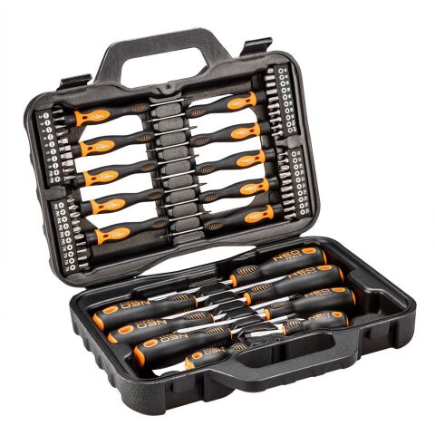 Набір викруток і біт SL, PH, Torx, Hex 58 од. Набір викруток і біт SL, PH, Torx, Hex 58 од.