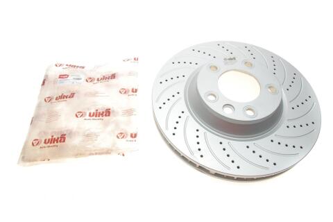 Диск тормозной (передний) Audi Q7 06-15/Porsche Cayenne 02-/VW Touareg 02-10 (350x34) (R)