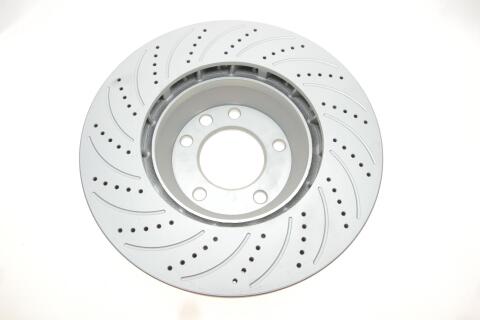 Диск тормозной (передний) Audi Q7 06-15/Porsche Cayenne 02-/VW Touareg 02-10 (350x34) (R)