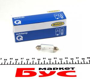 Автолампа C15W 12V 15W S8.5d (15x44mm) (1шт)