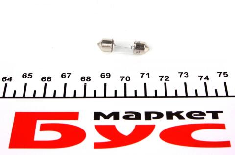 Автолампа C5W 12V 5W SV7-8 (S7d) (пальчик 26мм) Автолампа C5W 12V 5W SV7-8 (S7d) (пальчик 26мм)